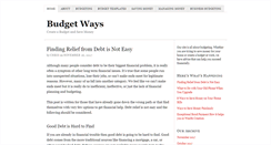 Desktop Screenshot of budgetways.com